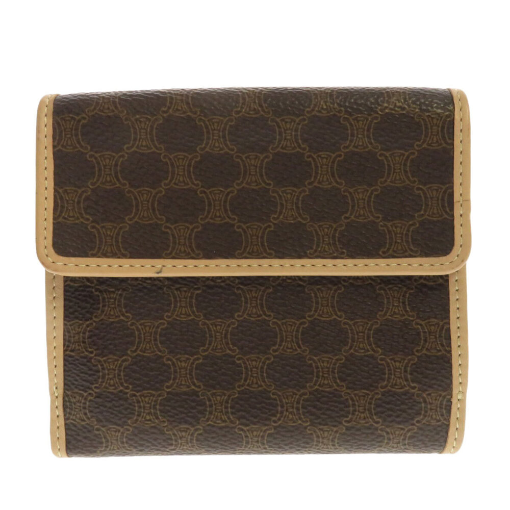 Celine Macadam Bifold Leather Wallet
